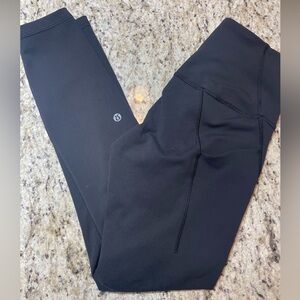 NWT Lululemon Wunder Train High-Rise Tight with Pockets 25" size 6 in Black